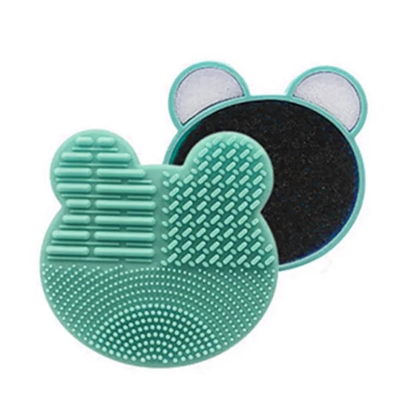 Silicone Makeup Brush Cleaner – Foldable Scrubber & Washing Mat