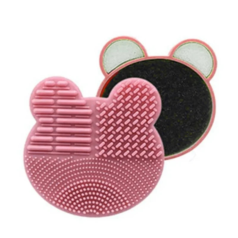 Silicone Makeup Brush Cleaner – Foldable Scrubber & Washing Mat